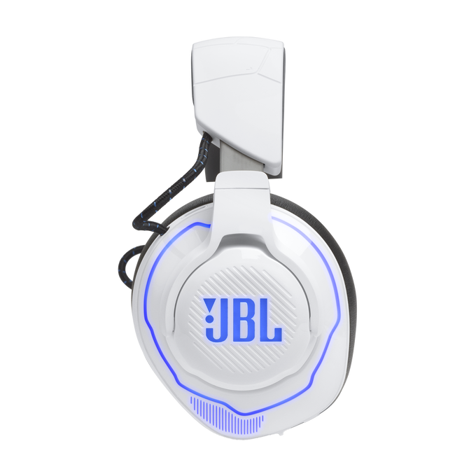 JBL Quantum 910P Console Wireless - White - Wireless over-ear console gaming headset with head tracking-enhanced, Active Noise Cancelling and Bluetooth - Right image number null